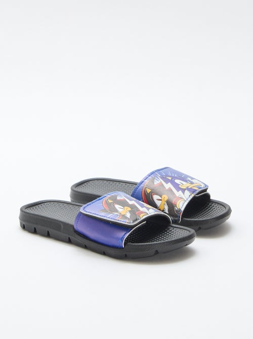 Chanclas 'Sonic' con velcro - Kiabi