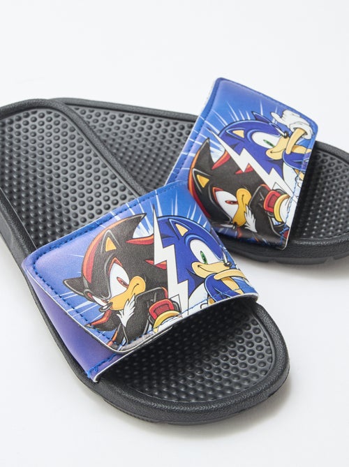 Chanclas 'Sonic' con velcro - Kiabi