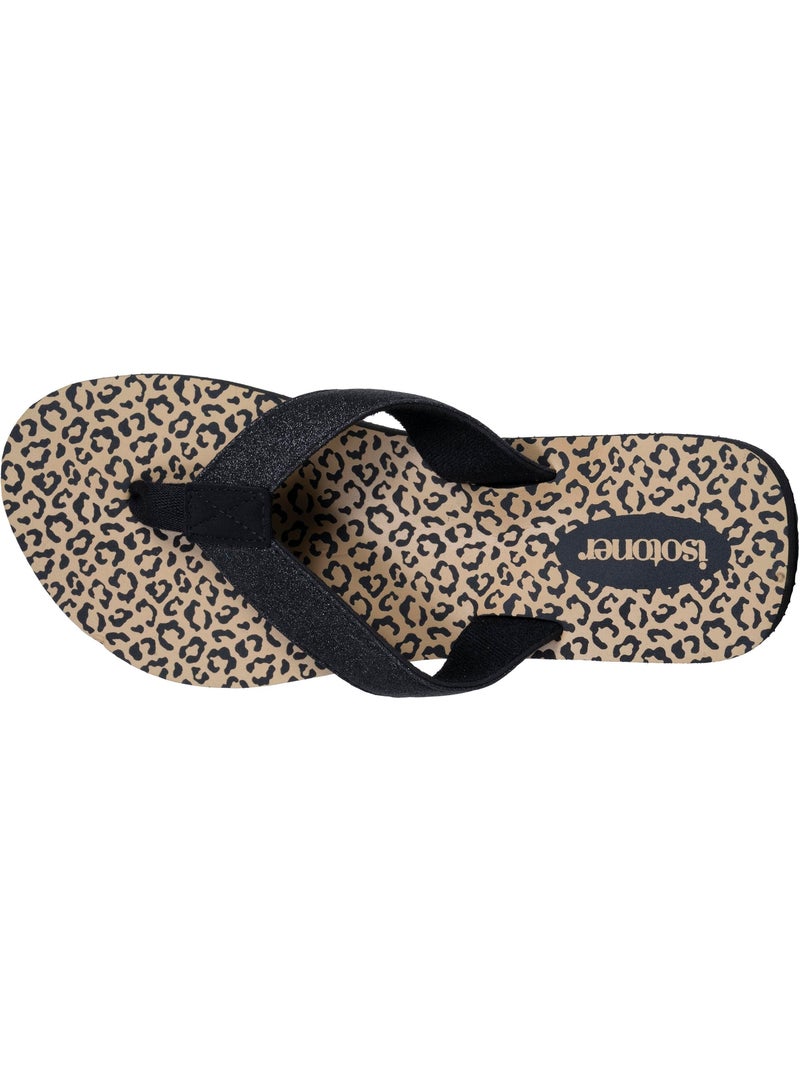 Chanclas Suela cómoda y ligera, Sandalias de playa, Sandalias de piscina  Isotoner Negro Marrón - Kiabi
