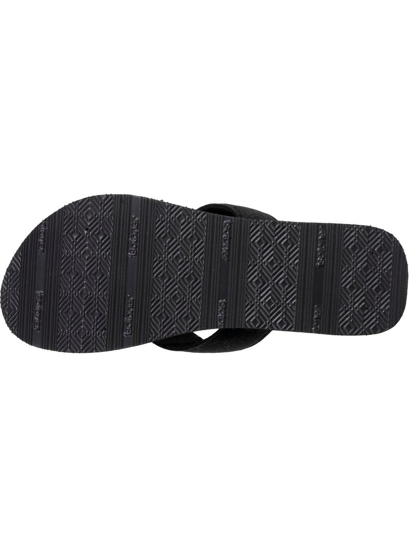 Chanclas Suela cómoda y ligera, Sandalias de playa, Sandalias de piscina  Isotoner Negro Marrón - Kiabi
