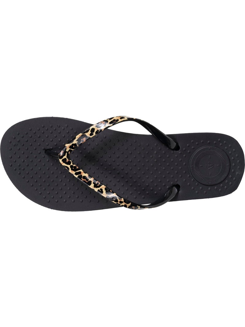 Chanclas Suela cómoda y ligera, Sandalias de playa, Sandalias de piscina  Isotoner Negro Marrón - Kiabi