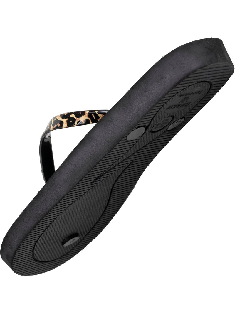 Chanclas Suela cómoda y ligera, Sandalias de playa, Sandalias de piscina  Isotoner Negro Marrón - Kiabi