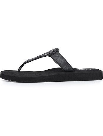 Chanclas suela sintética, espacio entre los dedos cómodo, ligera para caminar con isotoner