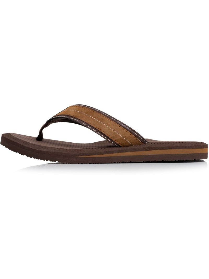 Chanclas suela sintética, puntera cómoda, ligereza para caminar con comodidad  Isotoner Marrón chocolate - Kiabi