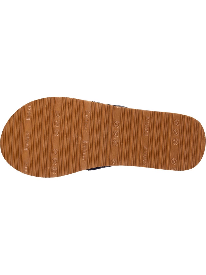 Chanclas suela ultra cómoda y chic, ultra suave  isotoner Azul marino - Kiabi