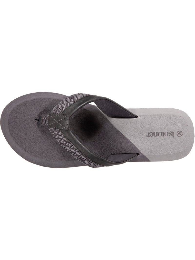 Chanclas suela ultra cómoda y chic, ultra suave  isotoner Gris - Kiabi