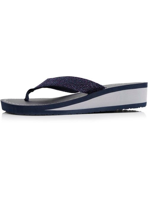 Chanclas Tacón de 4 cm, suela cómoda y ligera, sandalia de playa, sandalia de  Isotoner - Kiabi