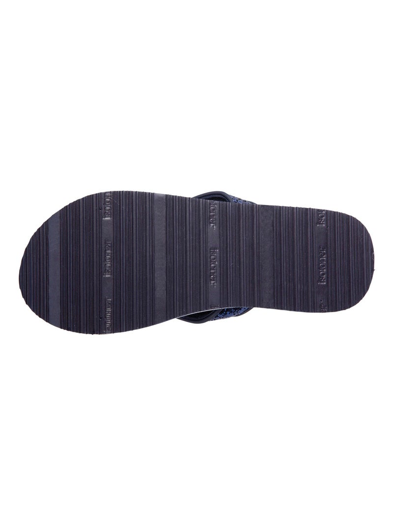 Chanclas tops cómodos y suaves  Isotoner Azul marino - Kiabi