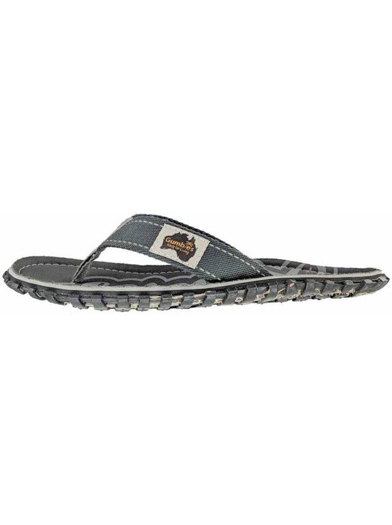 Chancletas diseño estampado de la isla para hombre - gumbies Gris claro - Kiabi