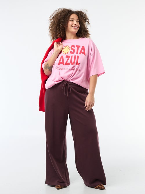 Chándal ancho liso - Kiabi