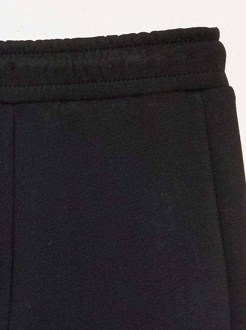 Chándal con bolsillos Negro - Kiabi