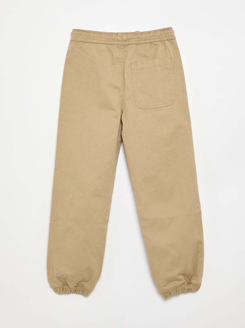 Chándal con cordones de ajuste Beige - Kiabi