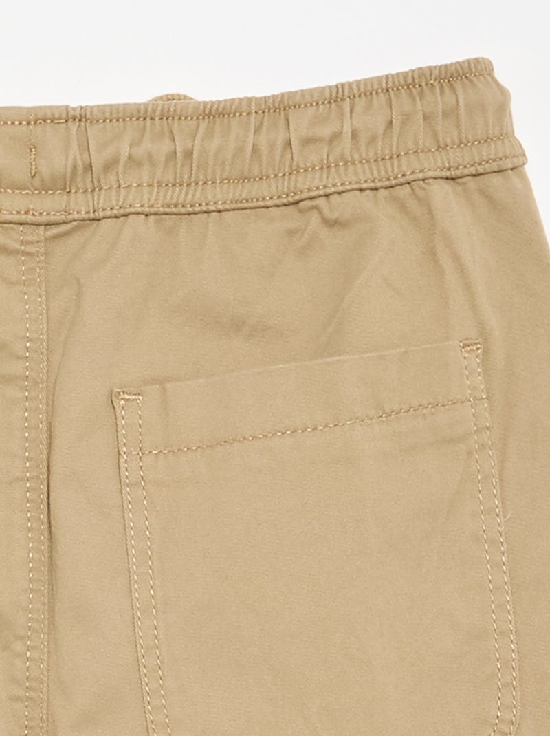 Chándal con cordones de ajuste Beige - Kiabi