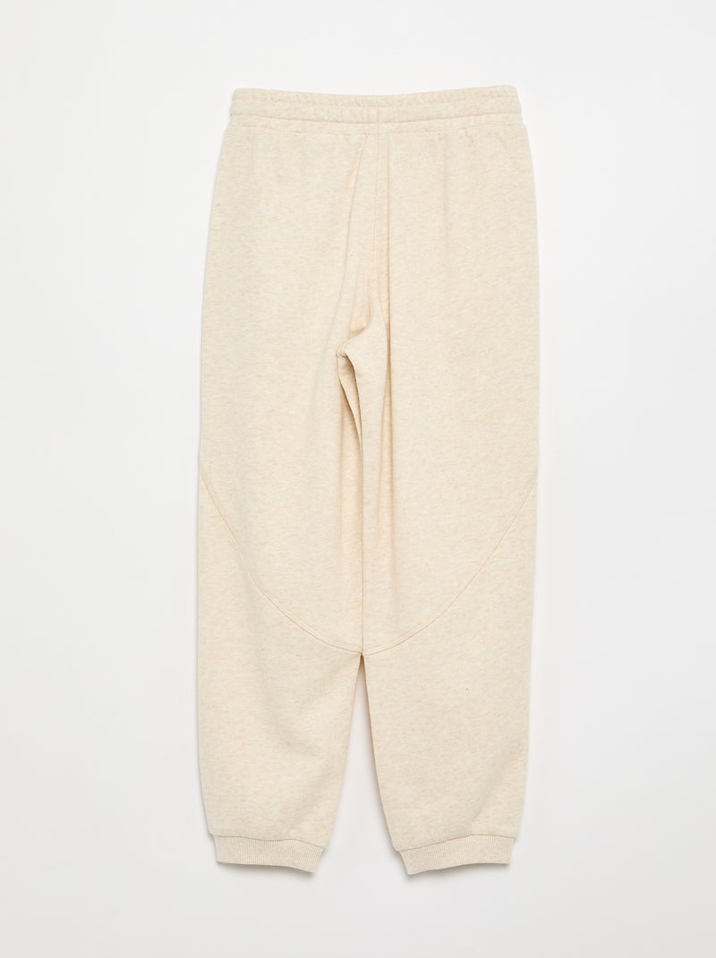 Chándal de felpa Beige - Kiabi