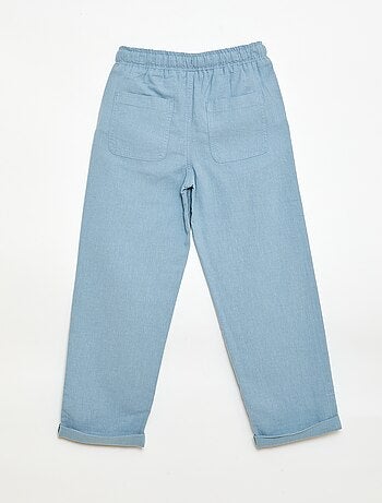 Chándal de lino mezclado