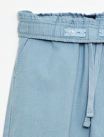 Chándal de lino mezclado