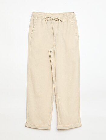 Chándal de lino mezclado