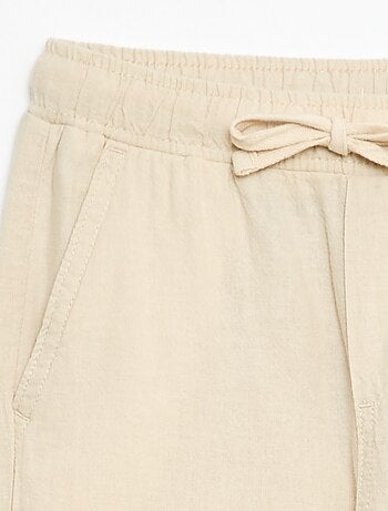 Chándal de lino mezclado