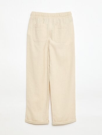 Chándal de lino mezclado