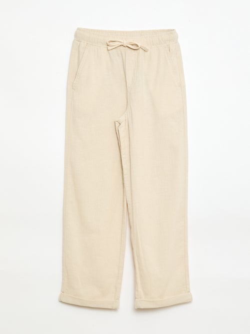 Chándal de lino mezclado - Kiabi