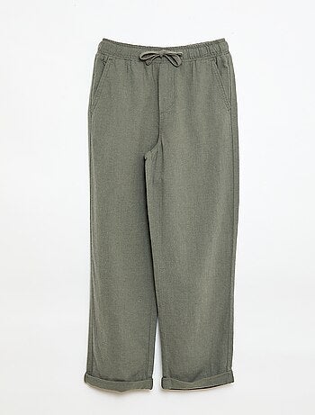 Chándal de lino mezclado