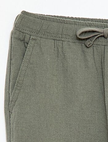 Chándal de lino mezclado