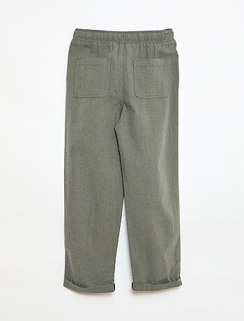 Chándal de lino mezclado