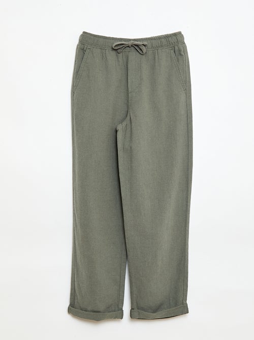 Chándal de lino mezclado - Kiabi