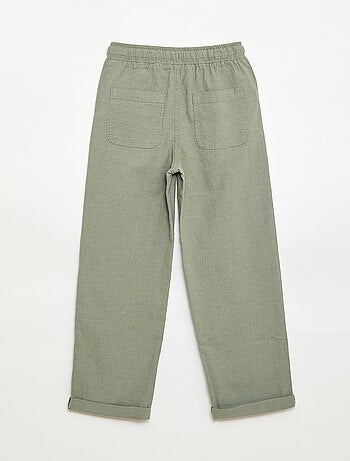 Chándal de lino mezclado