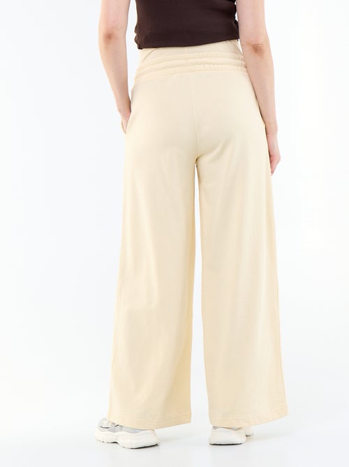 Chándal de maternidad wide leg de felpa francesa - Kiabi