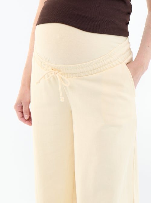 Chándal de maternidad wide leg de felpa francesa - Kiabi