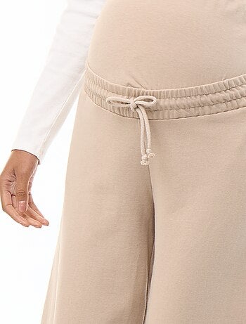 Chándal de maternidad wide leg de felpa francesa