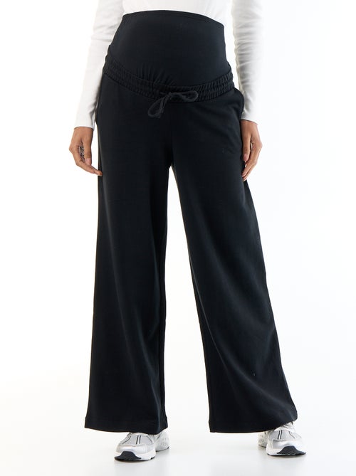 Chándal de maternidad wide leg de felpa francesa - Kiabi Chándal de maternidad wide leg de felpa francesa - Kiabi