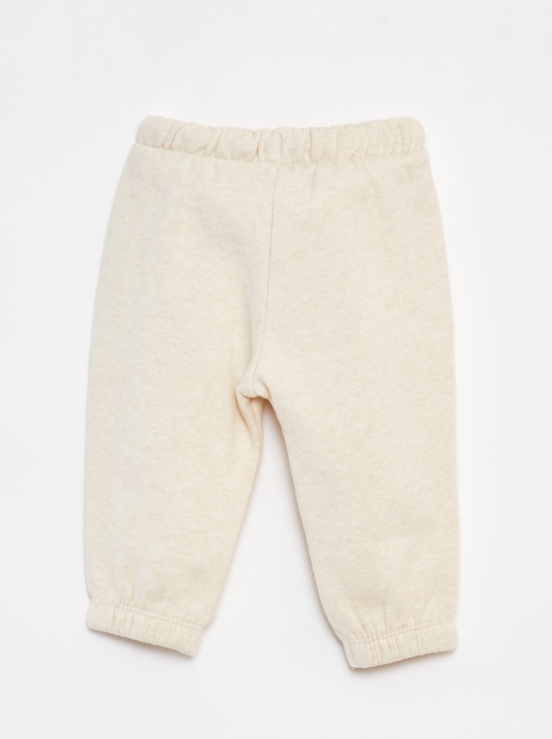 Chándal de muletón Beige - Kiabi