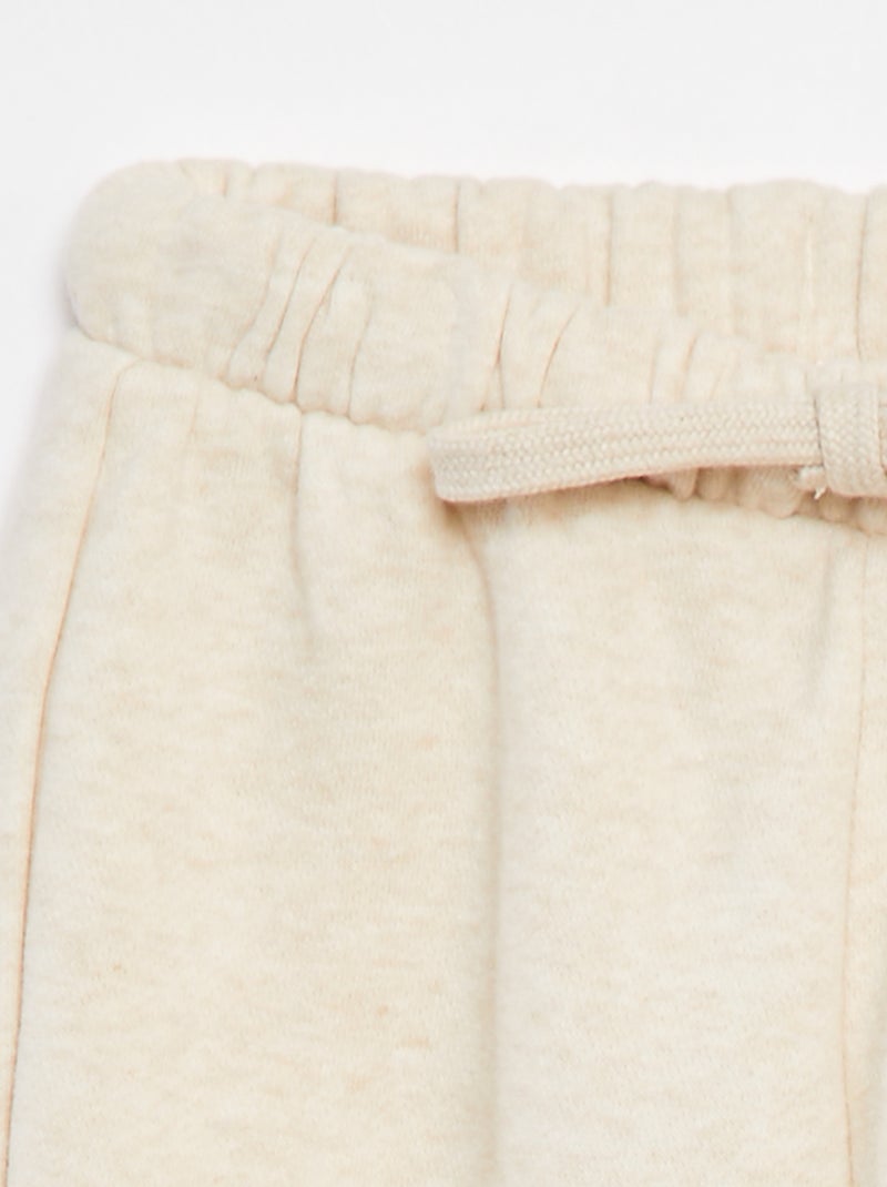 Chándal de muletón Beige - Kiabi