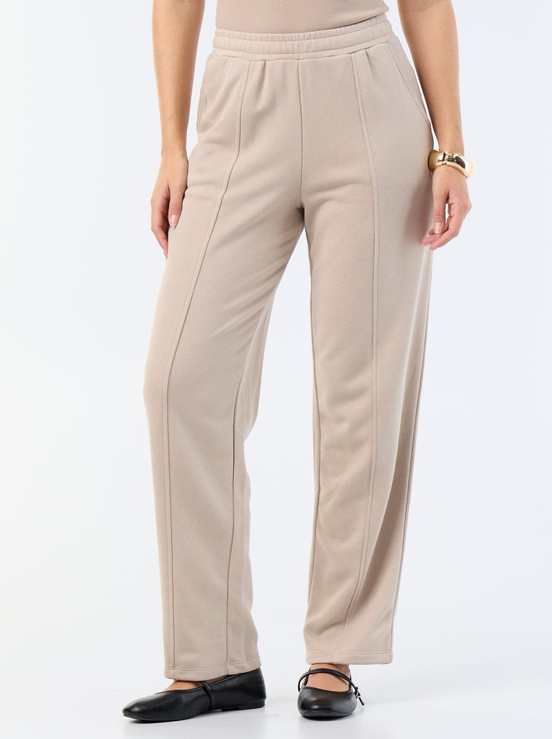 Chándal de punto grueso Beige - Kiabi