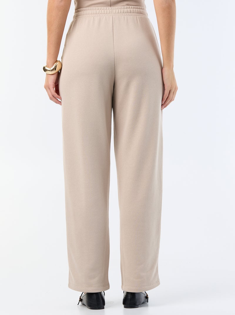 Chándal de punto grueso Beige - Kiabi
