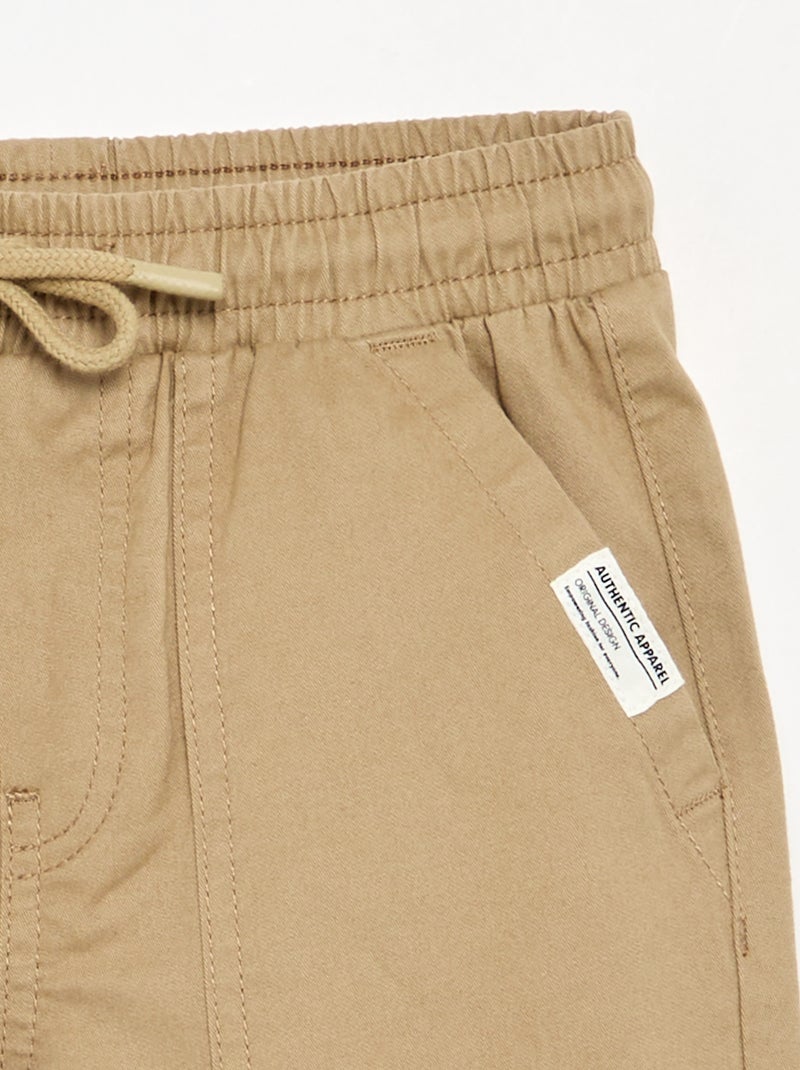 Chándal de sarga Beige - Kiabi
