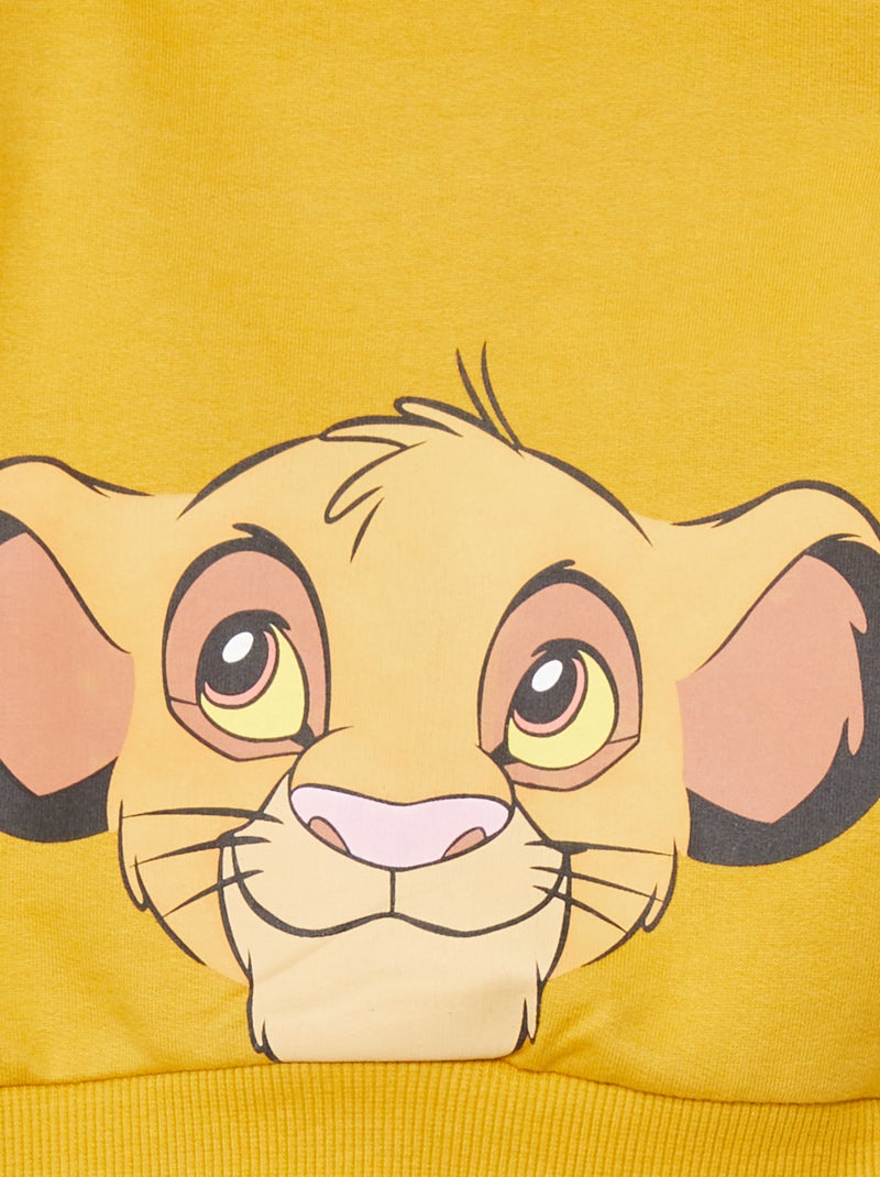 Chándal 'El Rey León' sudadera + pantalón - 2 piezas AMARILLO - Kiabi