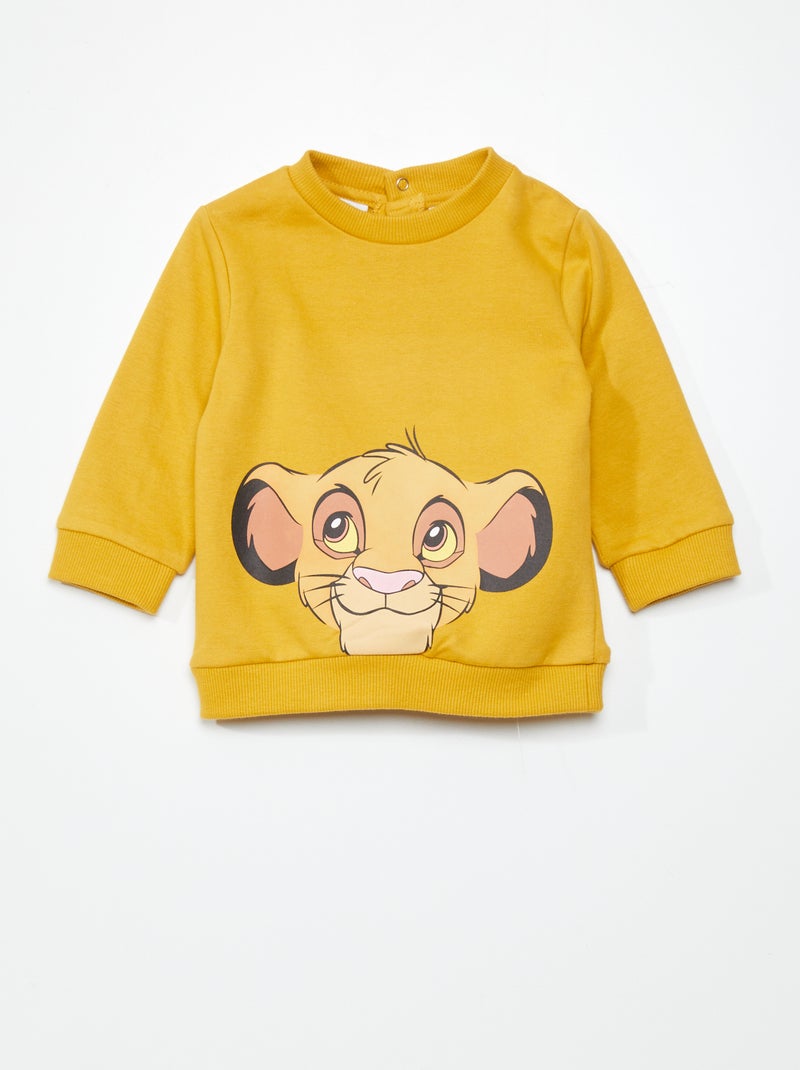 Chándal 'El Rey León' sudadera + pantalón - 2 piezas AMARILLO - Kiabi