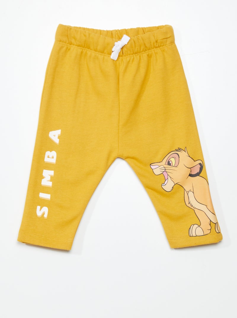 Chándal 'El Rey León' sudadera + pantalón - 2 piezas AMARILLO - Kiabi