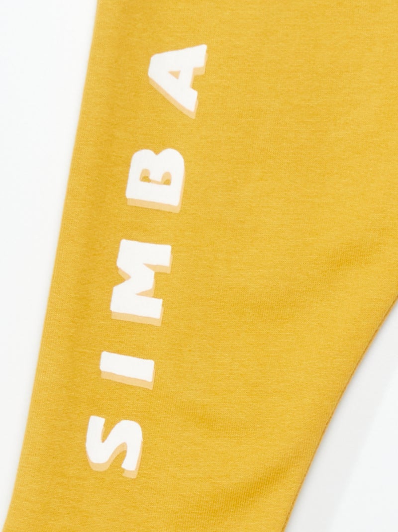 Chándal 'El Rey León' sudadera + pantalón - 2 piezas AMARILLO - Kiabi