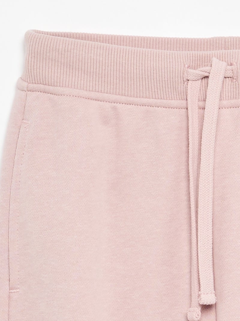 Chándal liso con cintura elástica Purpura - Kiabi