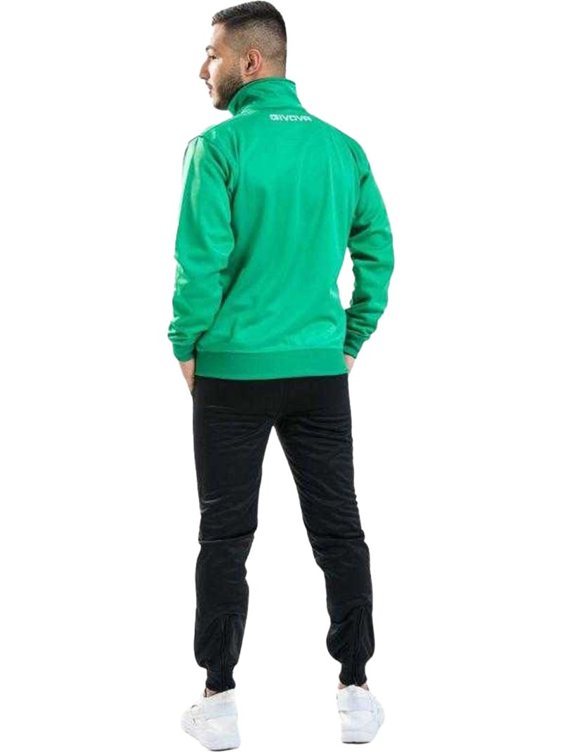 Chándal tuta one para hombre - givova Negro Verde - Kiabi
