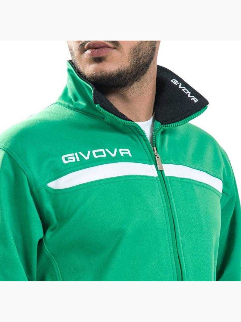 Chándal tuta one para hombre - givova Negro Verde - Kiabi