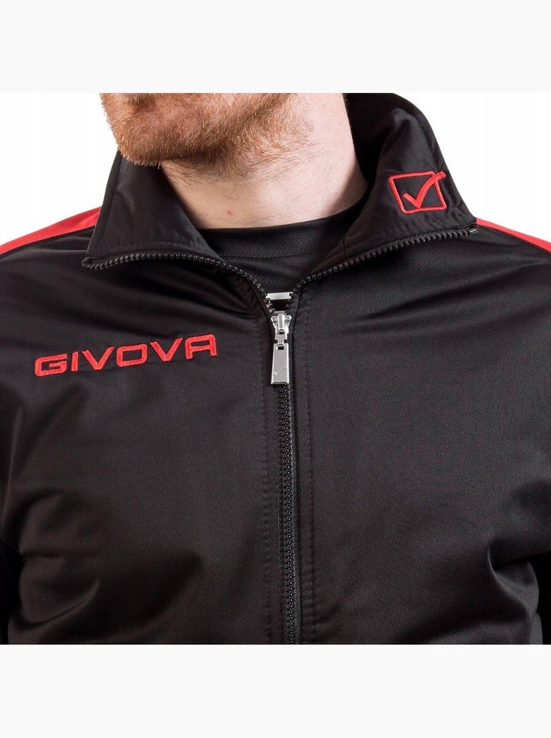 Chándal tuta revolution para hombre - givova Negro Rojo - Kiabi