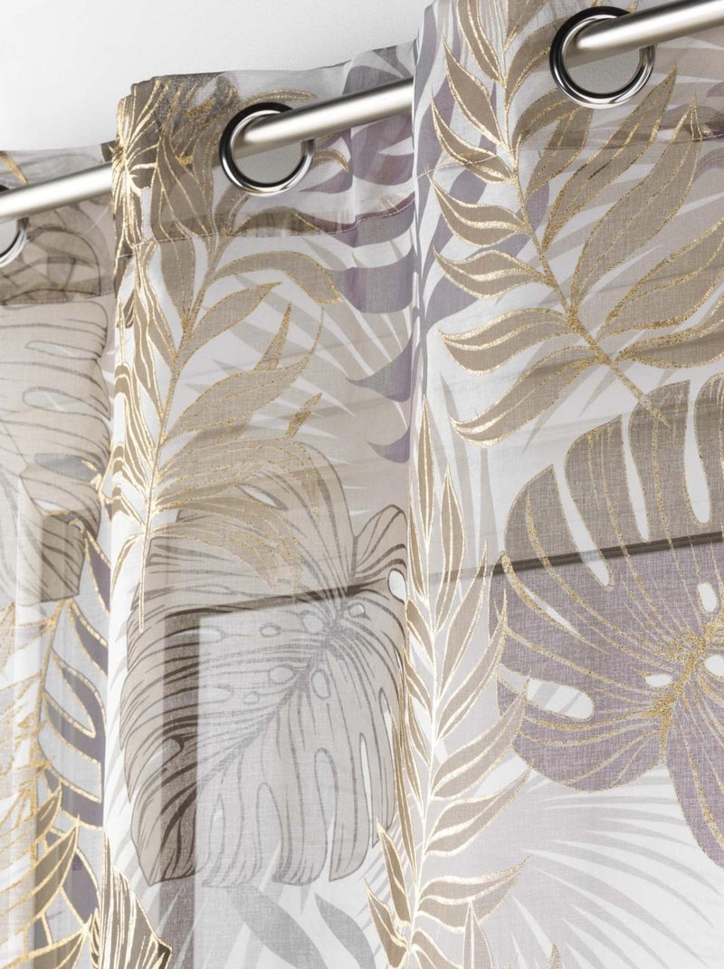Chapa arenada en estilo naturaleza dorada Taupe - Kiabi