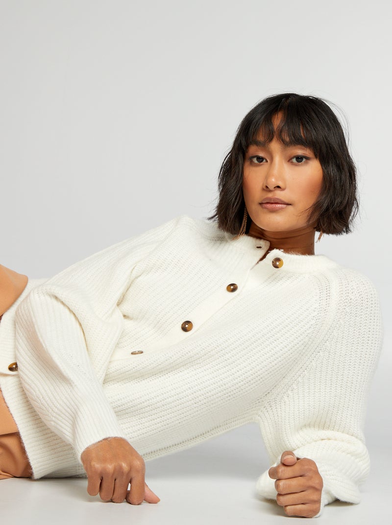 Chaqueta abrigada BLANCO - Kiabi