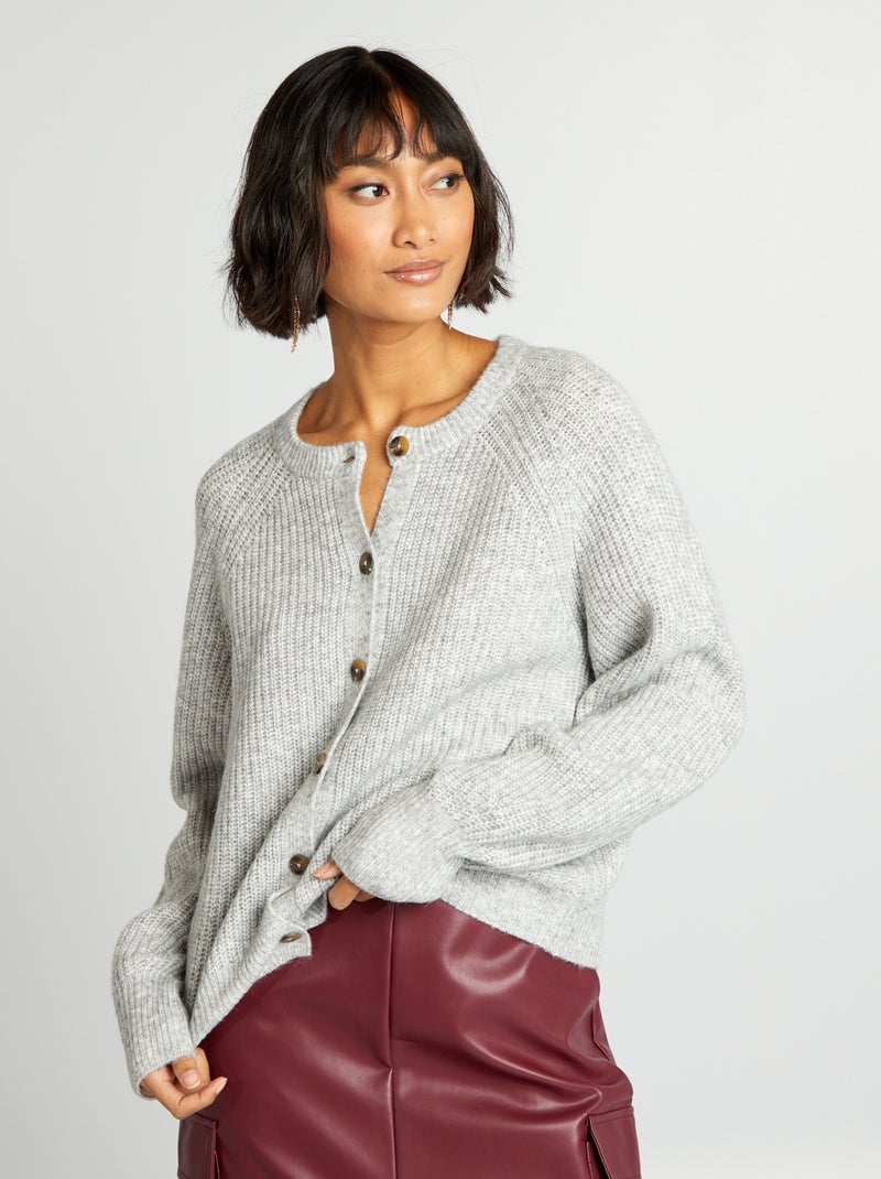 Chaqueta abrigada GRIS - Kiabi