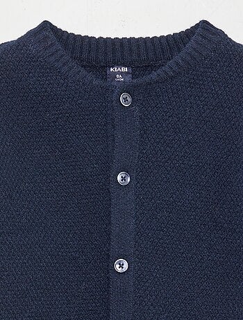 Chaqueta abrigada punto bobo